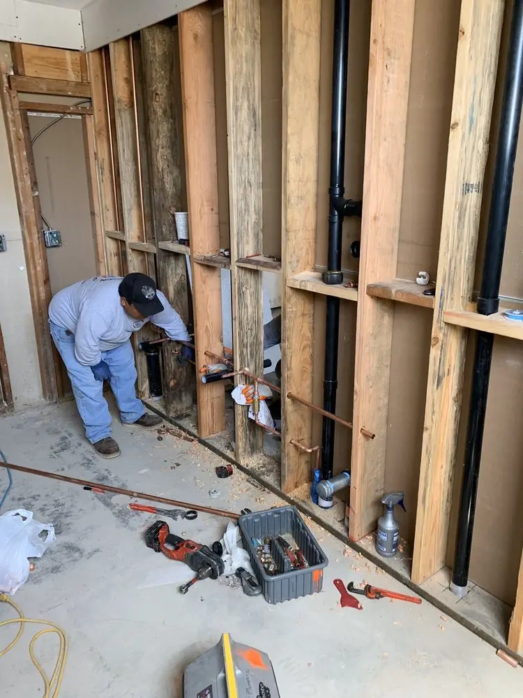 Commercial rough-in plumbing for Trenchless Sewer Repair in Edina